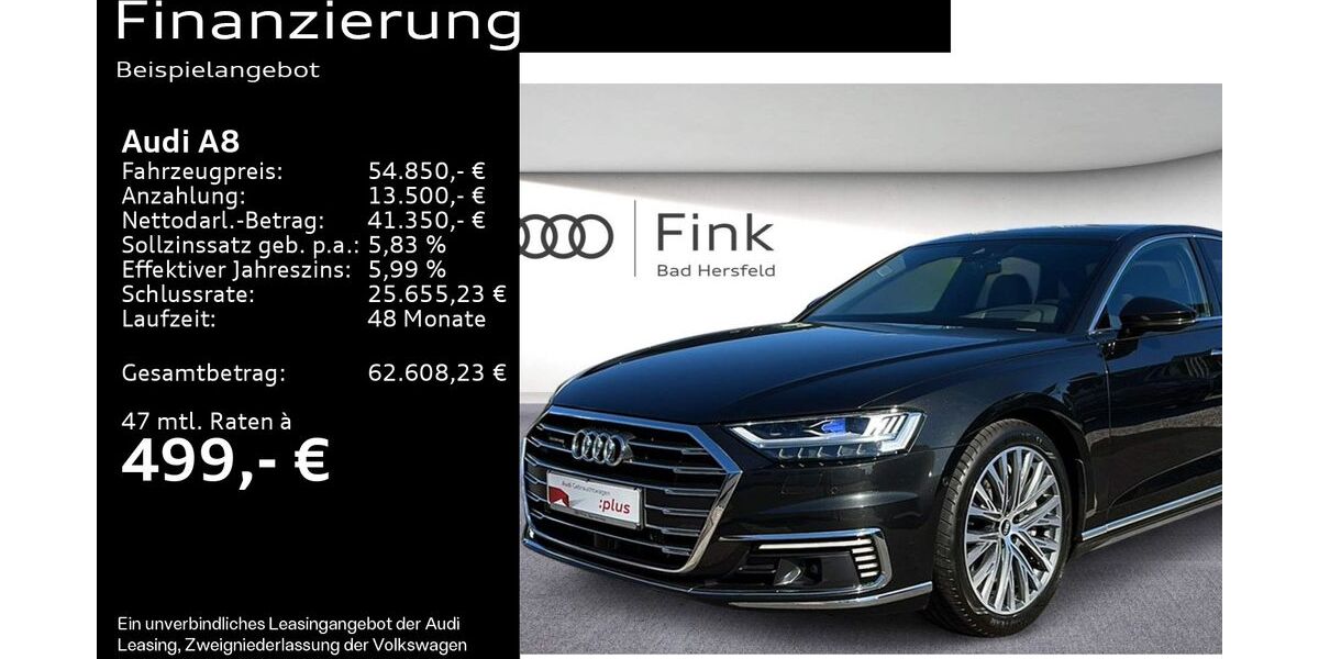 Audi A8 33.300 km 54.850 &euro; Bad Hersfeld 36251