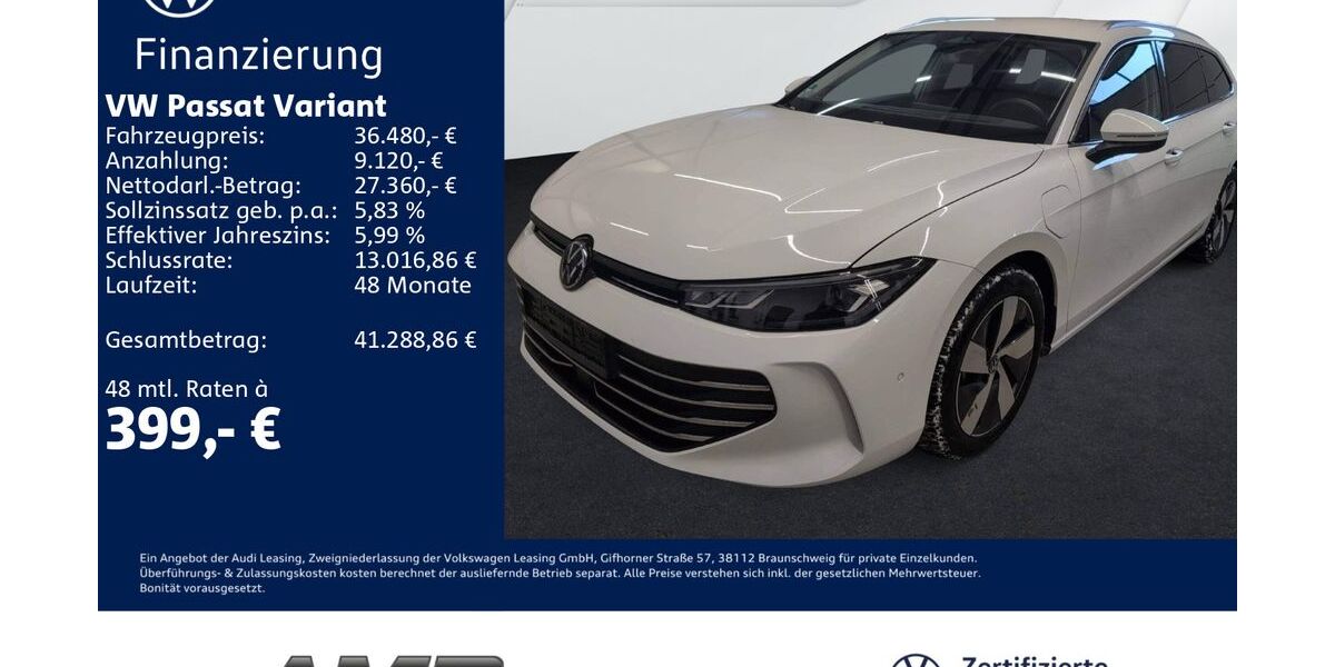 VW Passat Variant 9.190 km 36.480 &euro; Borna 04552