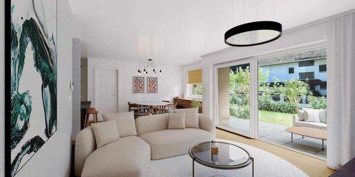 Etagenwohnung Raubling Pfraundorf - 4 Zimmer, 106 m&sup2;, 699.000&euro; | Angebot:25775552