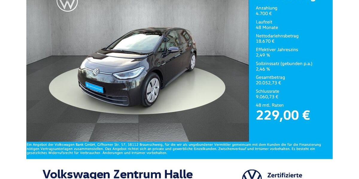 VW ID.3 36.034 km 23.370 &euro; Halle/Saale 06110