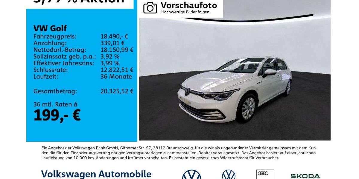 VW Golf 60.441 km 18.490 &euro; Leipzig 04178