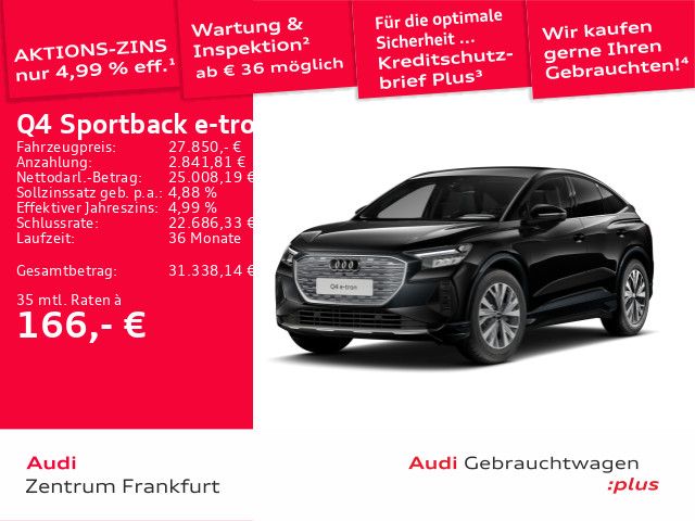 Audi Q4 e-tron 37.468 km 27.190 &euro; Frankfurt am Main 60326