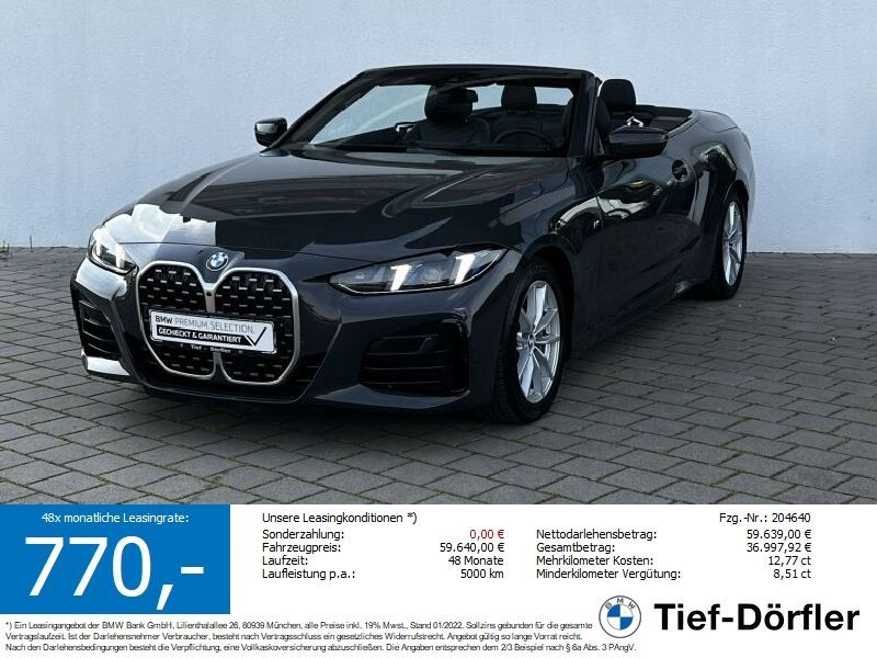 BMW 430 28.600 km 56.890 € Marktsteft 97342