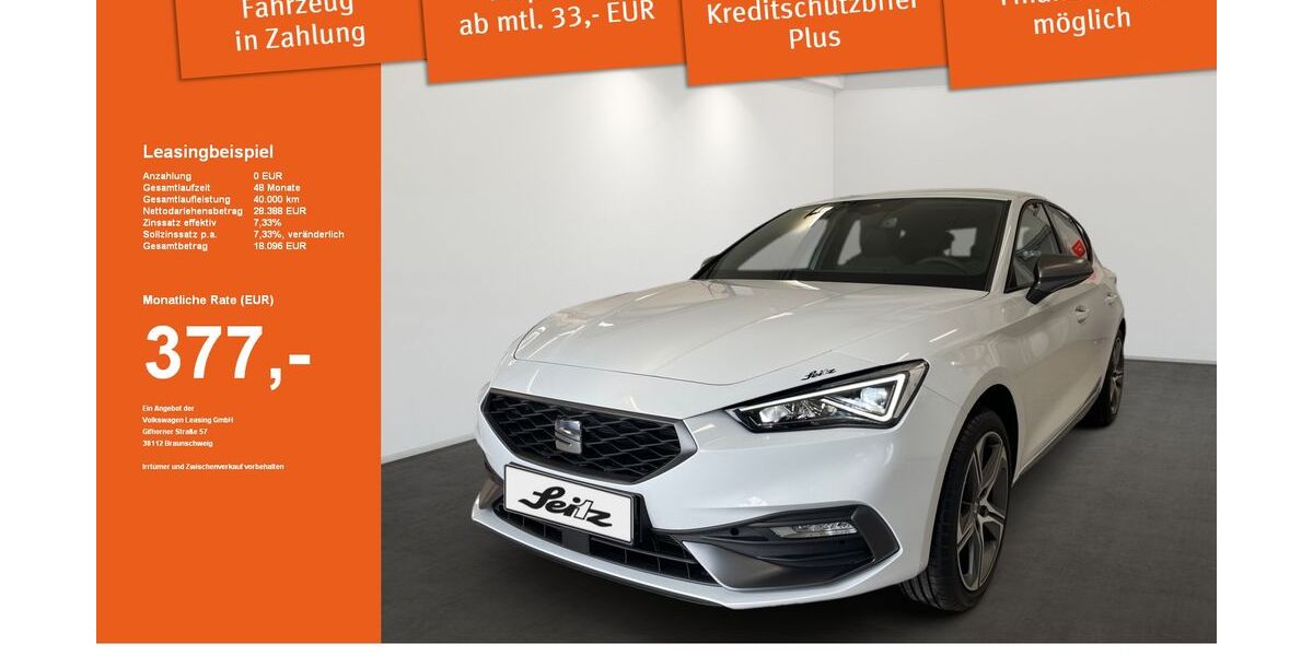Seat Leon 8.000 km 25.398 &euro; Kempten 87437