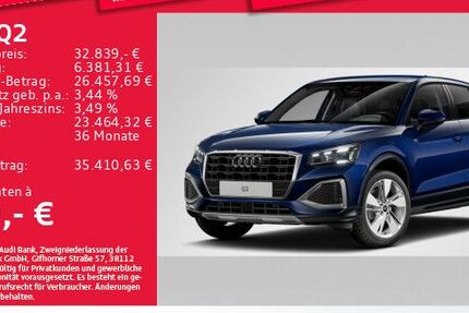 Audi Q2 13.858 km 32.839 &euro; Eching 85386