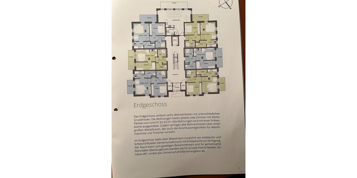 Erdgeschoßwohnung Wurster Nordseeküste - 2 Zimmer, 63 m&sup2;, 620&euro; | Angebot:25366700