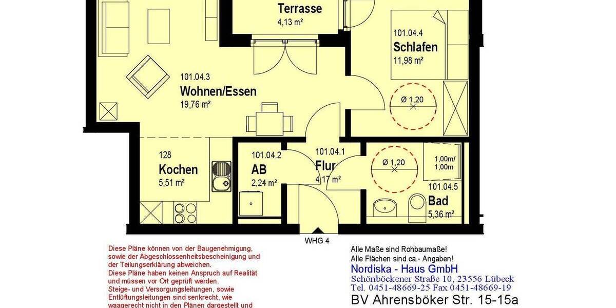 Etagenwohnung Stockelsdorf - 2 Zimmer, 267.894&euro; | Angebot:26261494