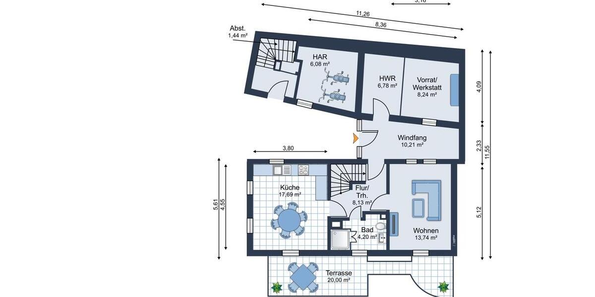 Einfamilienhaus Dresden Prohlis - 7 Zimmer, 190 m&sup2;, 2.660&euro; | Angebot:26402847