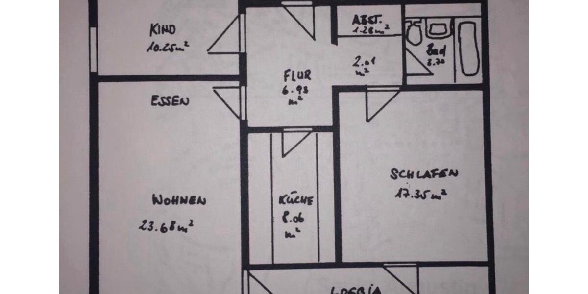 Etagenwohnung Sankt Augustin - 3 Zimmer, 78 m&sup2;, 230.000&euro; | Angebot:25054900