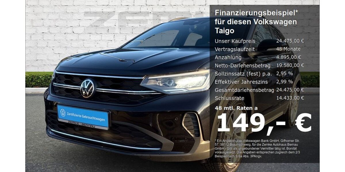 VW Taigo 22.962 km 24.475 &euro; Bernau 16321