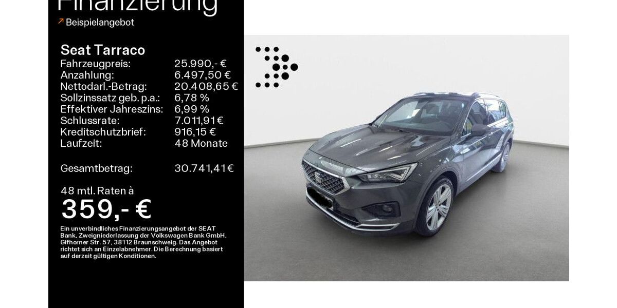 Seat Tarraco 98.624 km 25.990 &euro; Sand am Main 97522