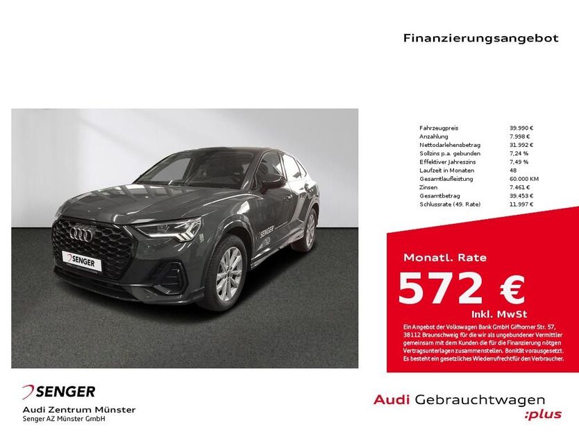 Audi Q3 38.579 km 39.990 € Münster 48153