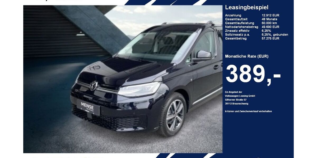 VW Caddy Maxi 1.500 km 45.790 &euro; Gütersloh 33334