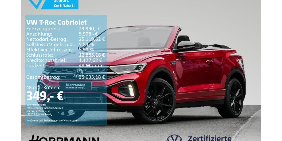 VW T-Roc 30.279 km 29.990 &euro; Herborn 35745