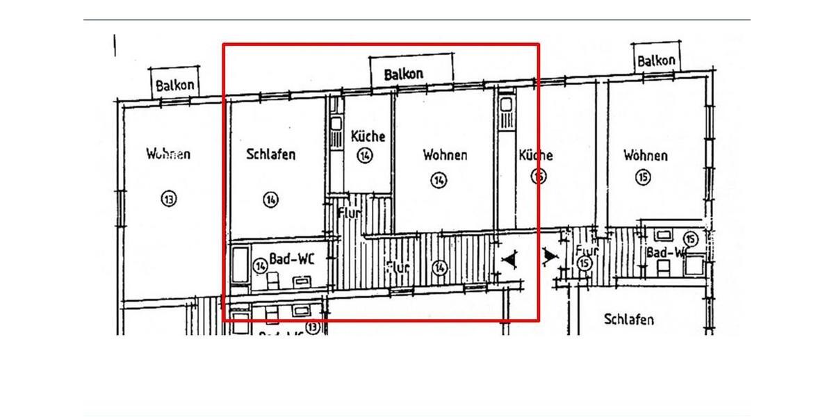 Etagenwohnung Bad Wildbad - 2.5 Zimmer, 52 m&sup2;, 470&euro; | Angebot:25221162