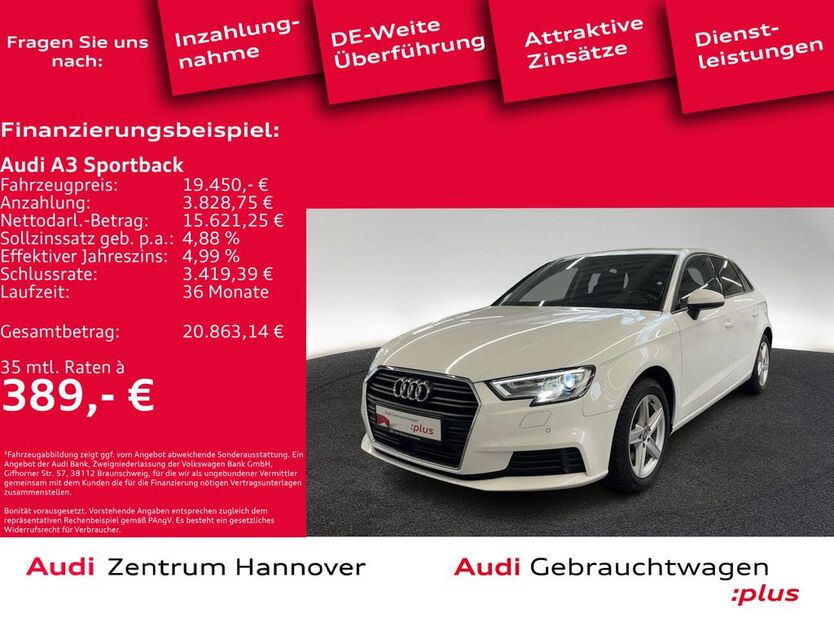 Audi A3 59.497 km 19.450 € Hannover 30179