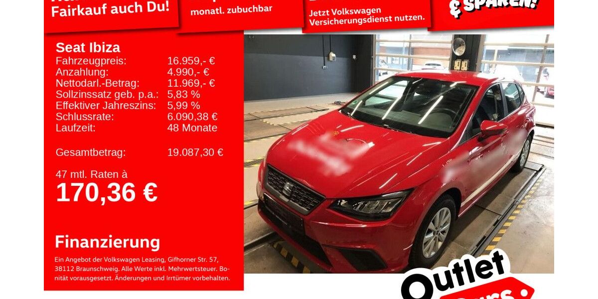 Seat Ibiza 30.540 km 16.789 &euro; Weinheim 69469