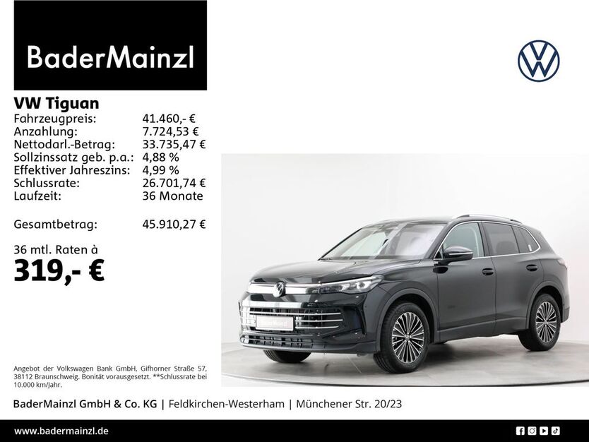 VW Tiguan 11.400 km 41.460 € Feldkirchen/Westerham 83620