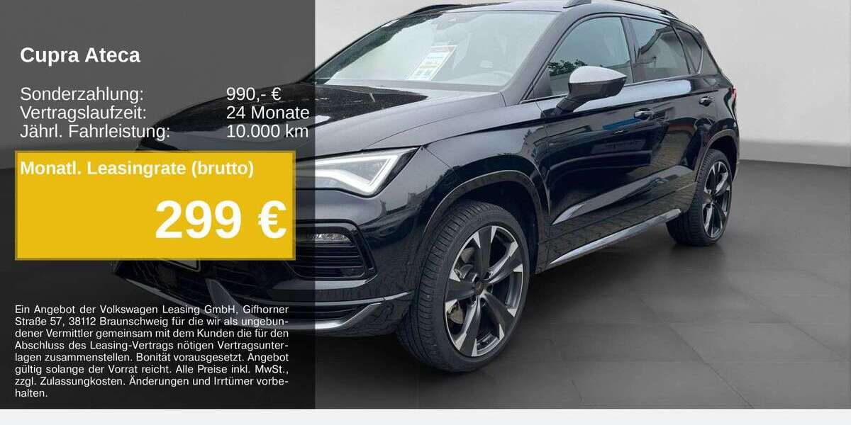 Cupra Ateca 26.822 km 36.490 € Plettenberg 58840