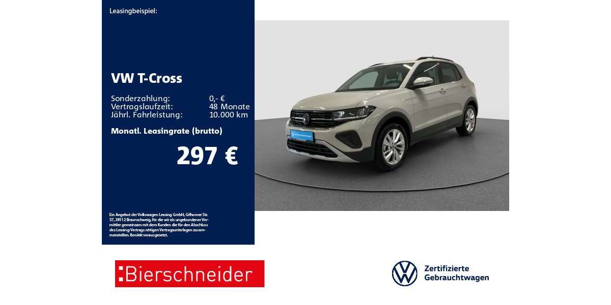 VW T-Cross 5.683 km 27.499 &euro; Aalen 73431