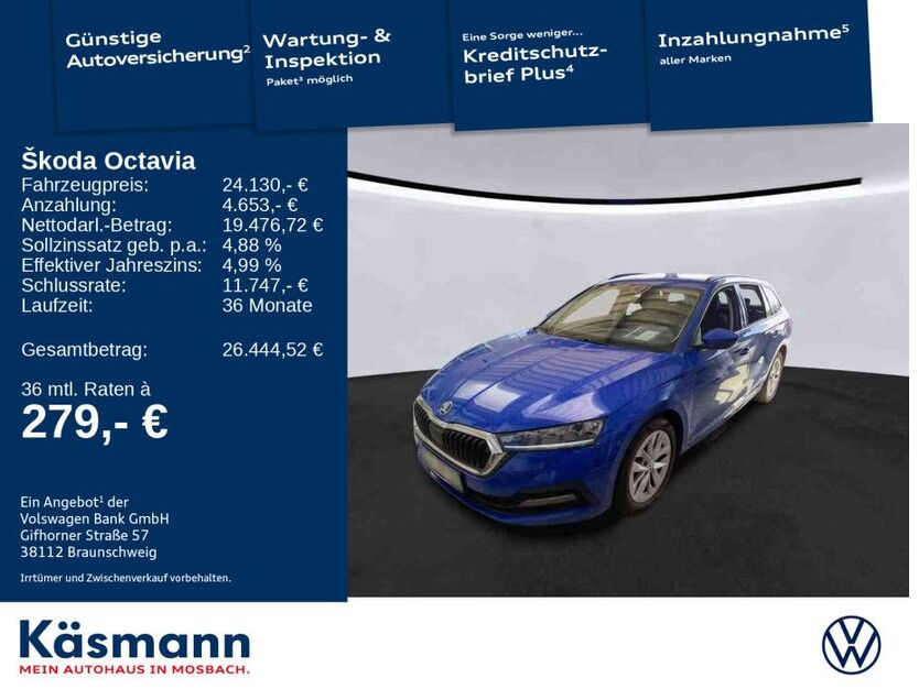 Skoda Octavia 50.431 km 24.130 € Mosbach 74821