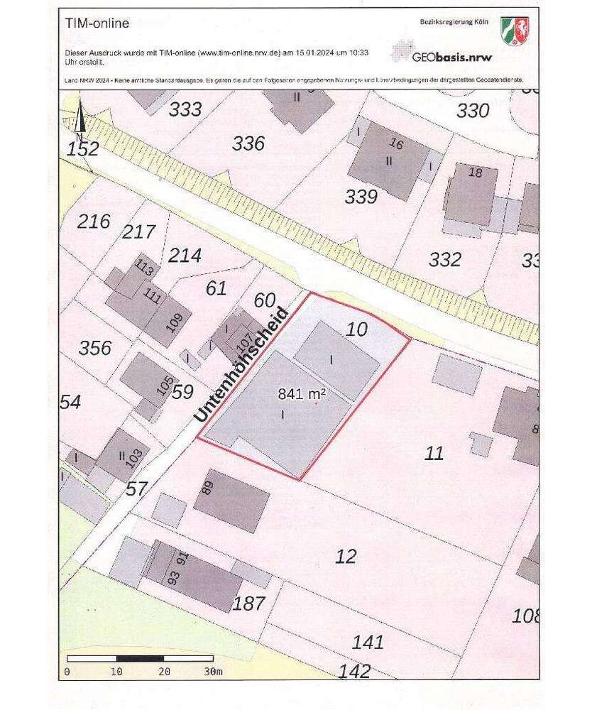 Grundstück zu verkaufen in Solingen 339.000 € 841 m²