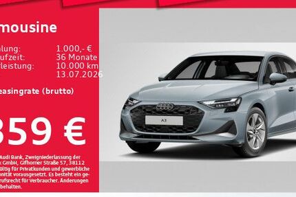Audi A3 10.035 km 33.783 &euro; Eching 85386
