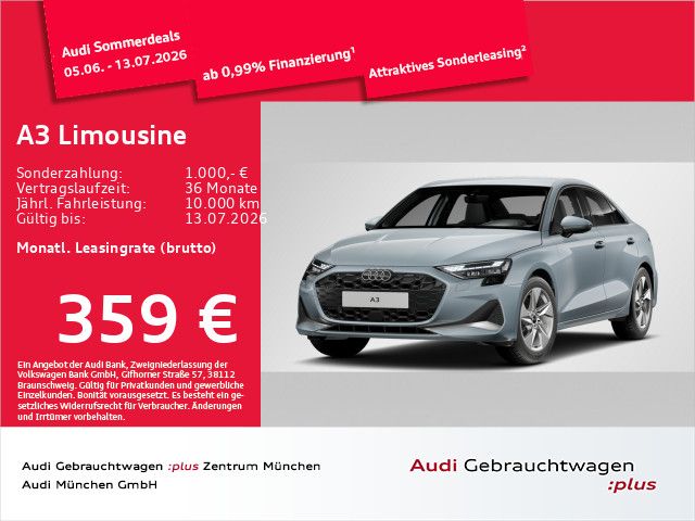 Audi A3 10.035 km 33.783 &euro; Eching 85386