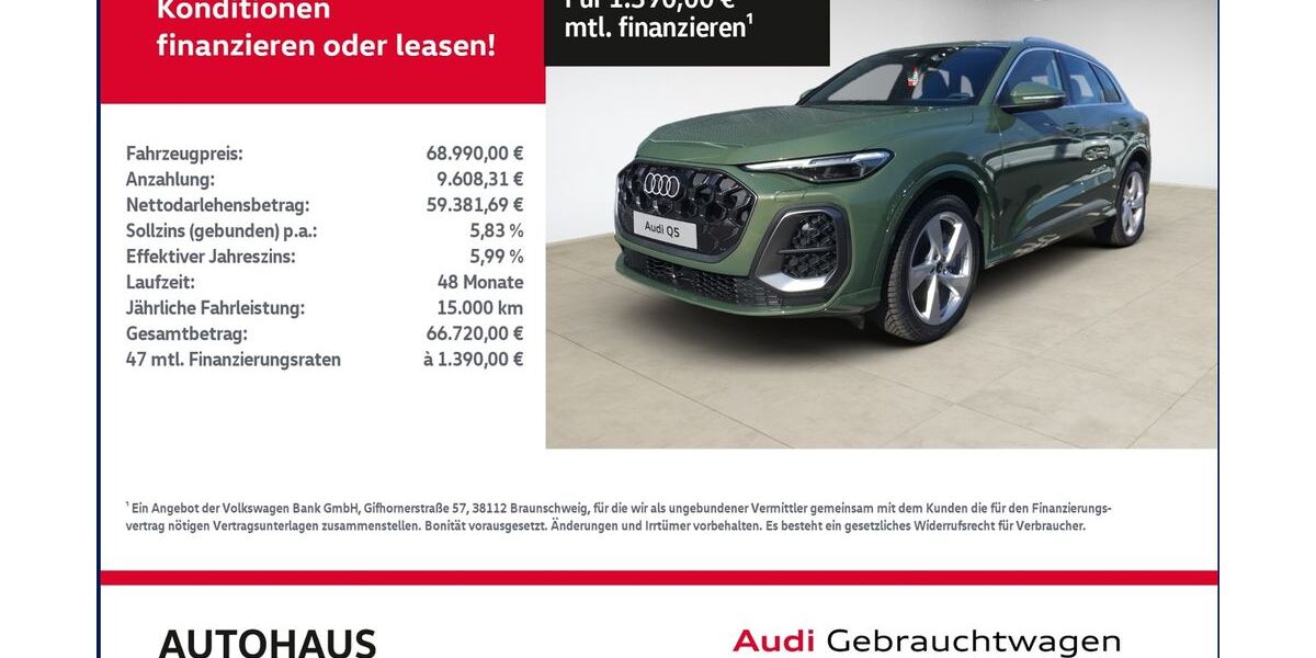 Audi Q5 17.219 km 66.979 &euro; Bitterfeld-Wolfen 06749