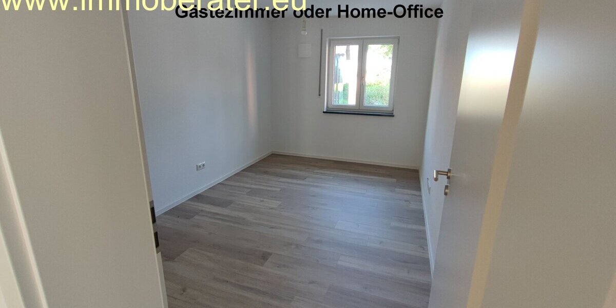 Projektiert 4-Zi-Neubauwohnung WFL ca. 104 m² Erdgeschosss mit Terrasse und eig. Gartenanteil Garage und Kfz-Stellplatz Bezug Frühjahr 2027. - Erdgeschoßwohnung Speichersdorf | Angebot:15896480
