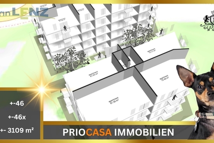 PRIOCASA IMMOBILIEN Sozialer Wohnungsbau Neubauprojekt 46 förderfähige WE Vermittlung Architektur Finanzierung ISB & KfW Sozialer Wohnungsbau Hermeskeil Tiefgarage 3.775 m² BGF zimmer