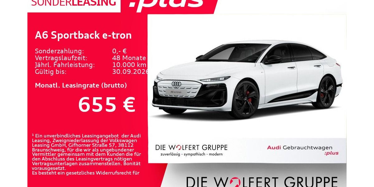 Audi A6 e-tron 9.778 km 65.410 &euro; Großwallstadt 63868