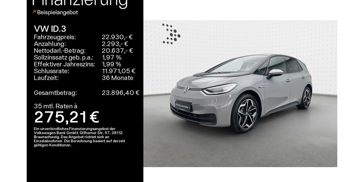 VW ID.3 27.719 km 22.660 &euro; Hofheim 65719