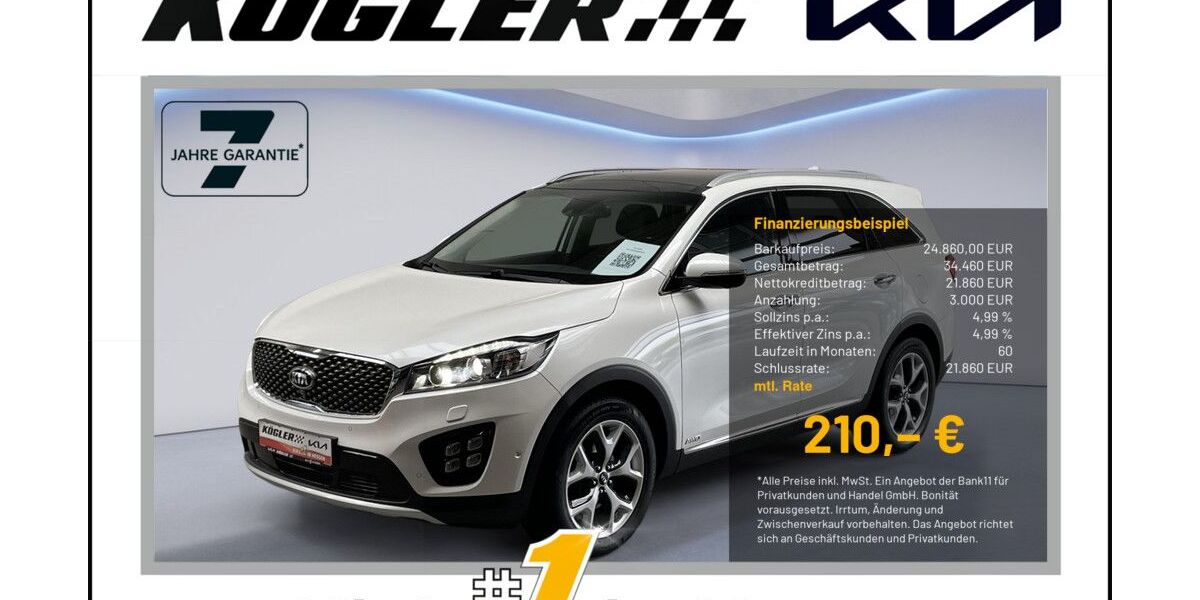 Kia Sorento 80.890 km 24.860 € Rosbach | Frankfurt Nord 61191