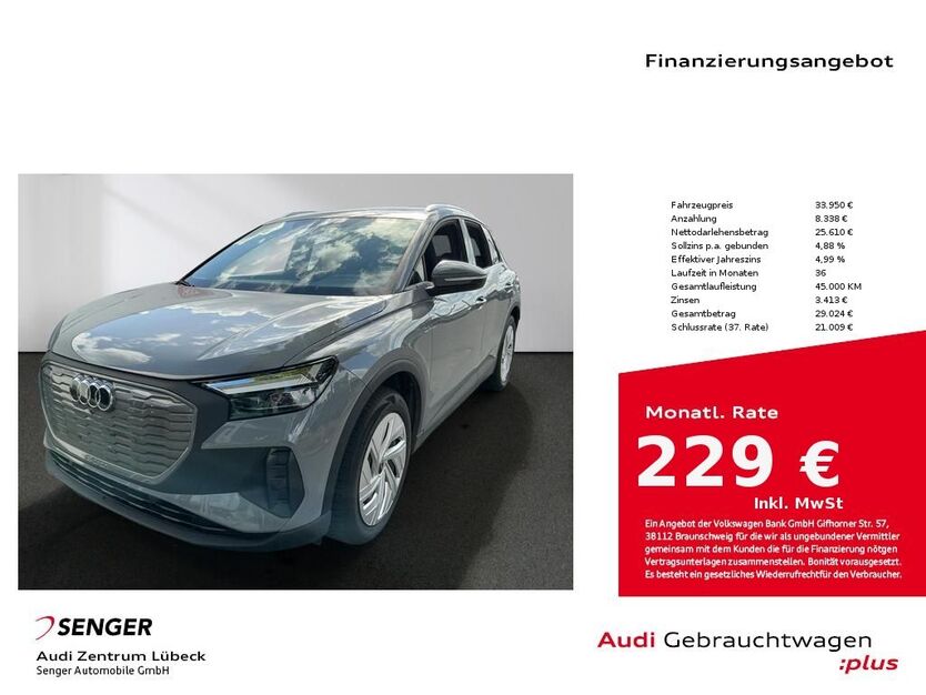 Audi Q4 e-tron 54.250 km 33.950 € Lübeck 23556