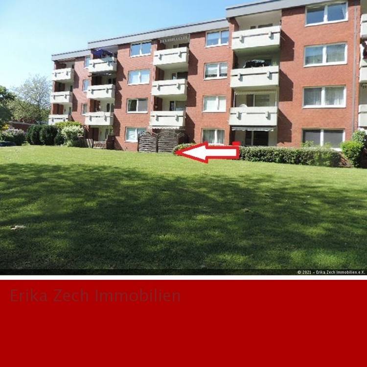 Gut aufgeteilte Wohnung mit Terrasse in 24539 Neumünster