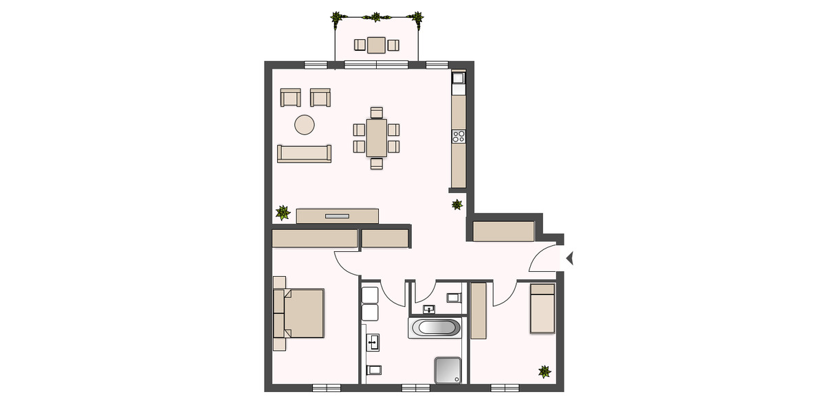 Etagenwohnung Vellmar Frommershausen - 3 Zimmer, 92 m&sup2;, 1.144&euro; | Angebot:25374347