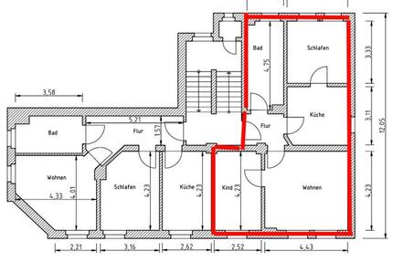 Wohnung Aue-Bad Schlema Bad Schlema - 3 Zimmer, 63 m&sup2;, 300&euro; | Angebot:26374946