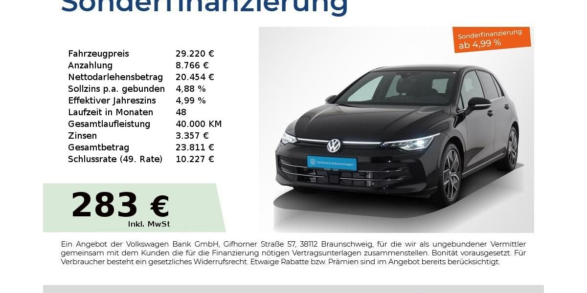 VW Golf 13.450 km 28.880 &euro; Nürnberg 90441