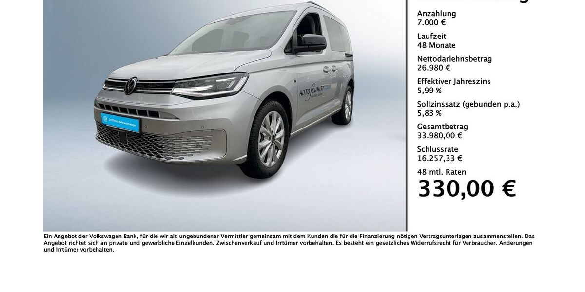 VW Caddy 3.400 km 26.990 &euro; Idstein 65510