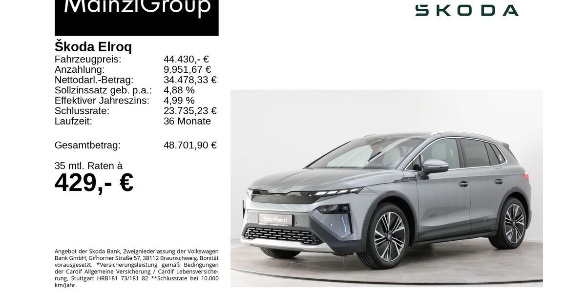 Skoda Elroq 7.400 km 44.430 &euro; Feldkirchen/Westerham 83620