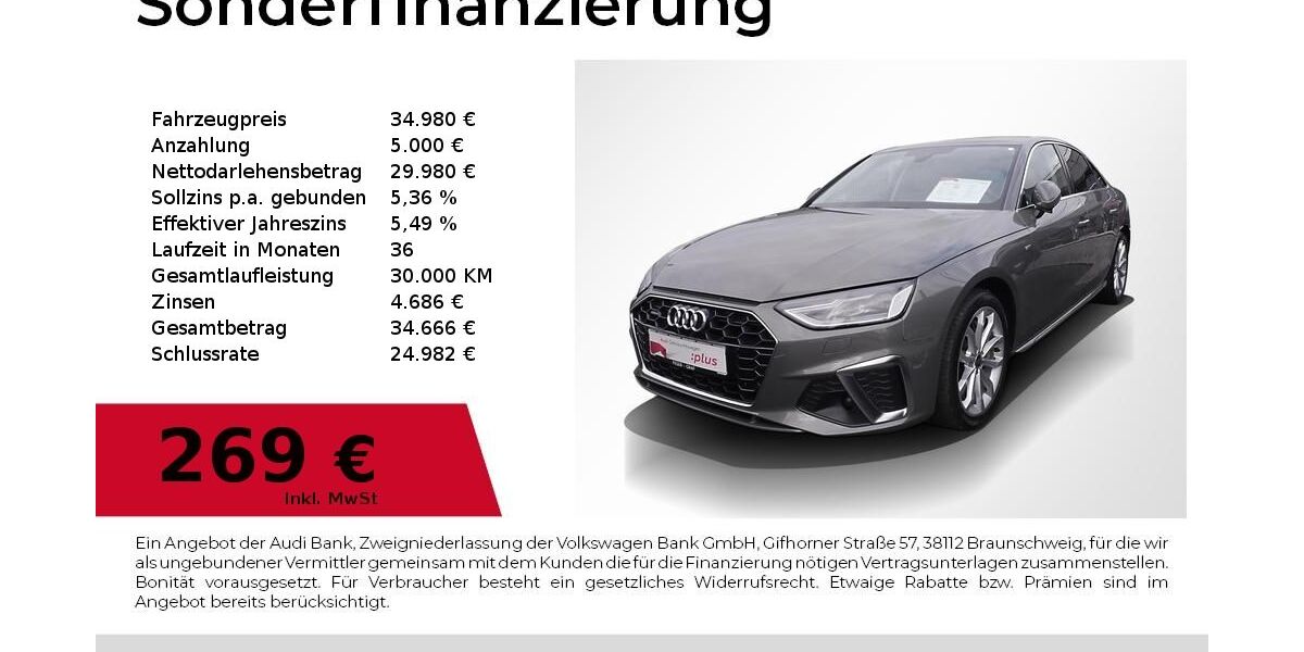 Audi A4 52.940 km 34.980 &euro; Lauf an der Pegnitz 91207