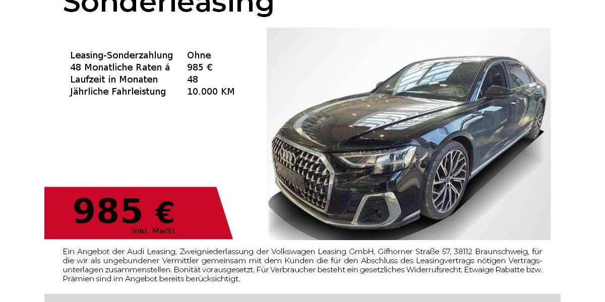 Audi A8 65.790 km 67.880 &euro; Nürnberg 90441