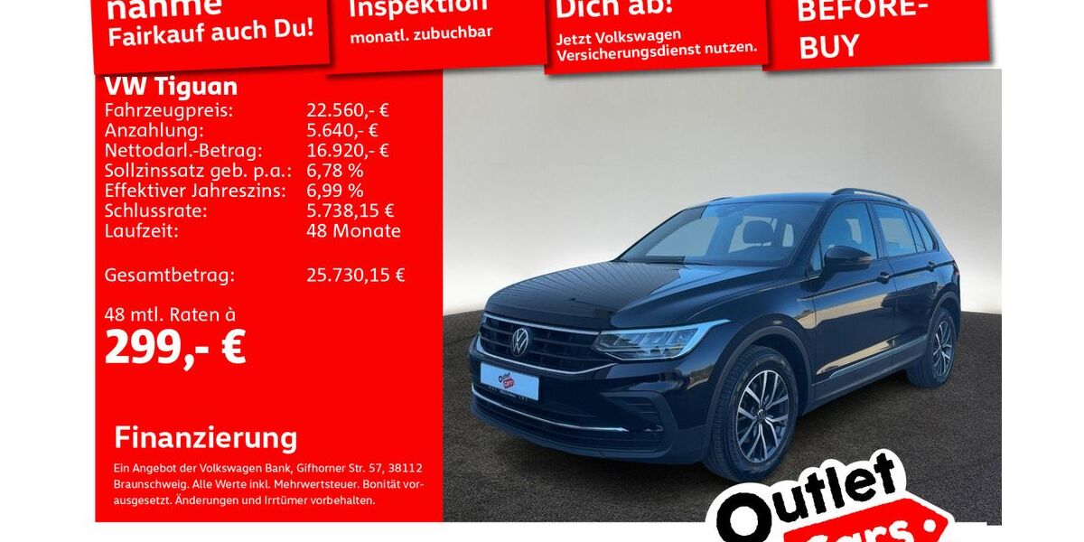 VW Tiguan 57.508 km 22.560 &euro; Senden 89250