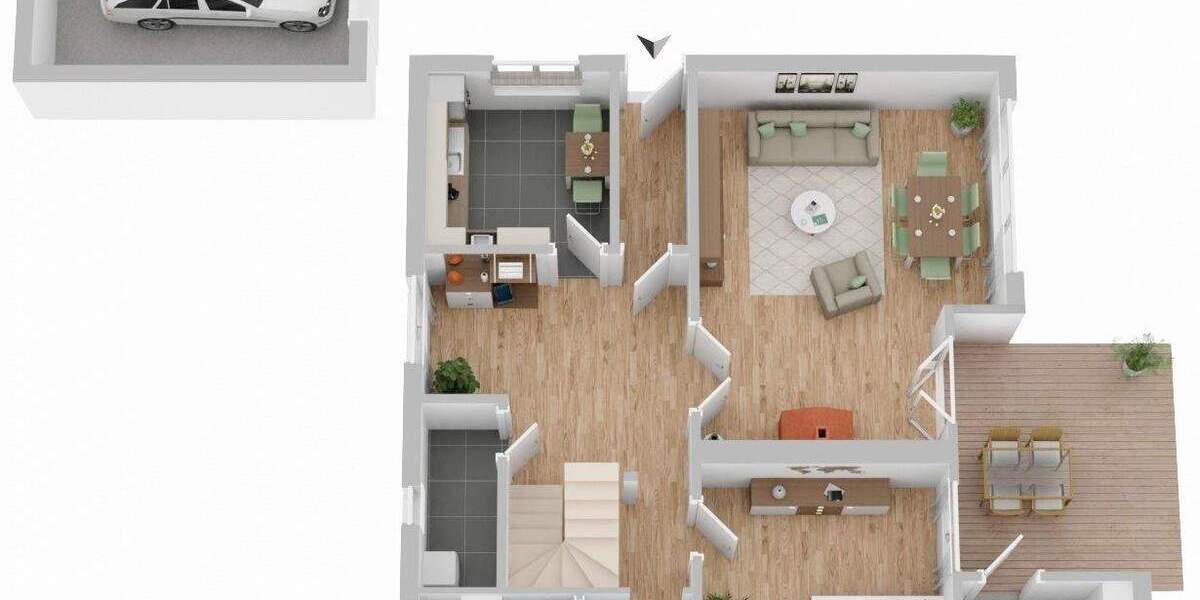 Doppelhaushälfte Thedinghausen - 5 Zimmer, 146 m&sup2;, 299.000&euro; | Angebot:24503928