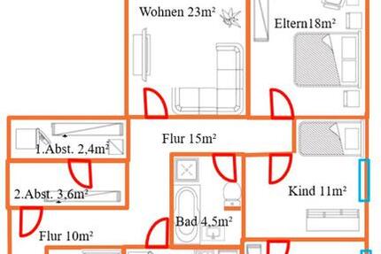 Wohnung Mainaschaff - 4.5 Zimmer, 118 m&sup2;, 345.000&euro; | Angebot:26786256