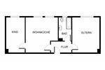 Erste eigene Wohnung? Kleine, aber gemütliche 2,5-Raum Dachgeschoßwohnung erwartet Sie!