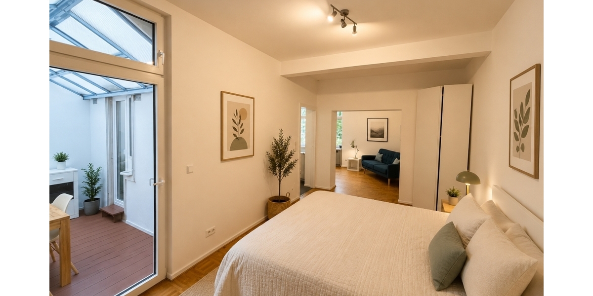 Stilvoll sanierte Altbauwohnung im Frankfurter Nordend – sofort bezugsfrei - Etagenwohnung Frankfurt am Main Nordend West | Angebot:27190873