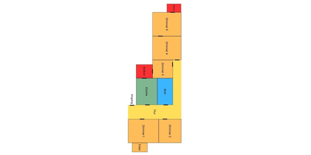 Etagenwohnung Flensburg - 5 Zimmer, 132 m&sup2;, 1.329&euro; | Angebot:26132960