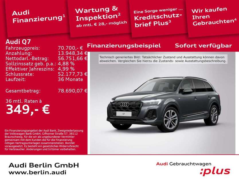 Audi Q7 25.068 km 70.700 € Berlin 12489